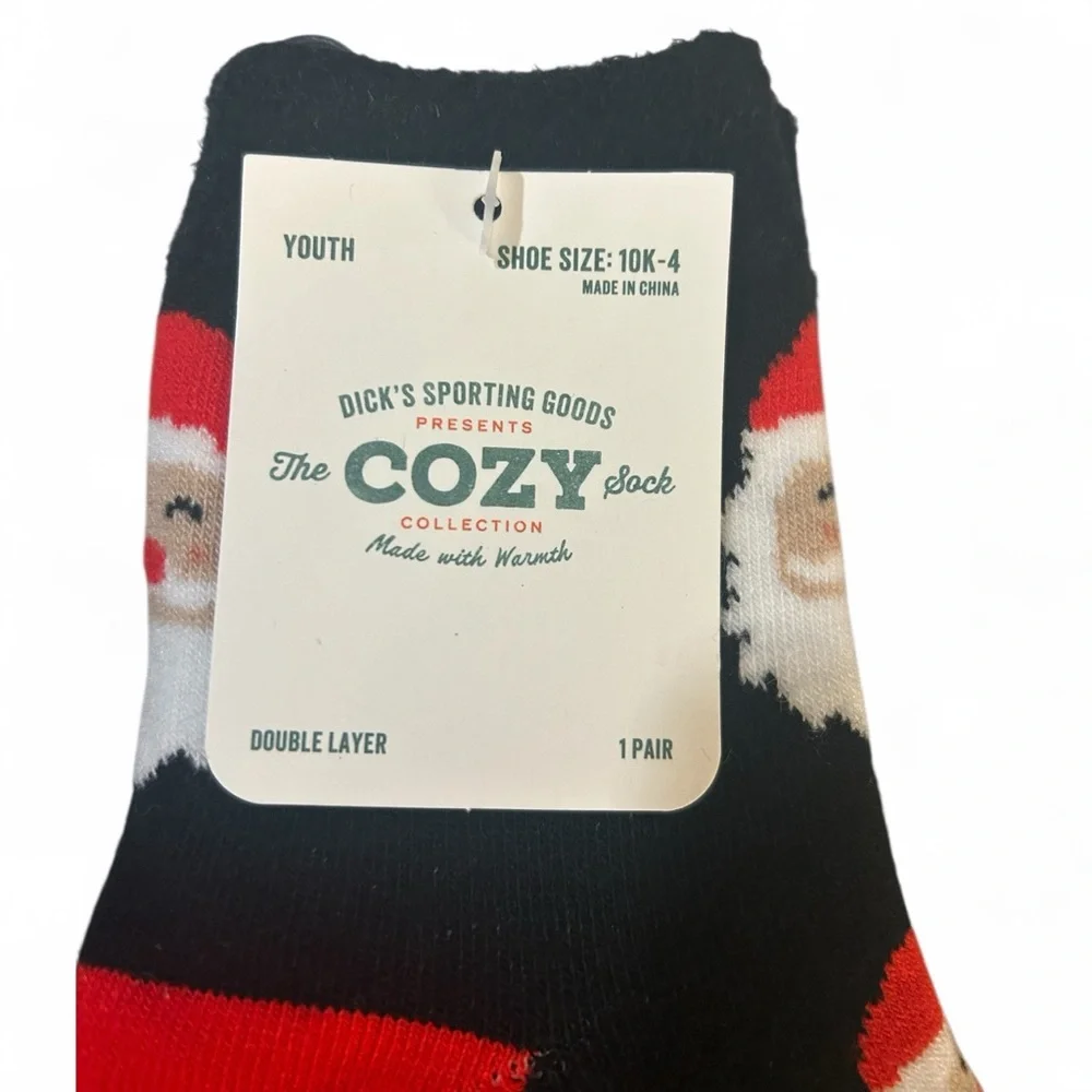 Festive Christmas Youth Socks - The COZY Sock Collection -‎ NWT - (2) Pair